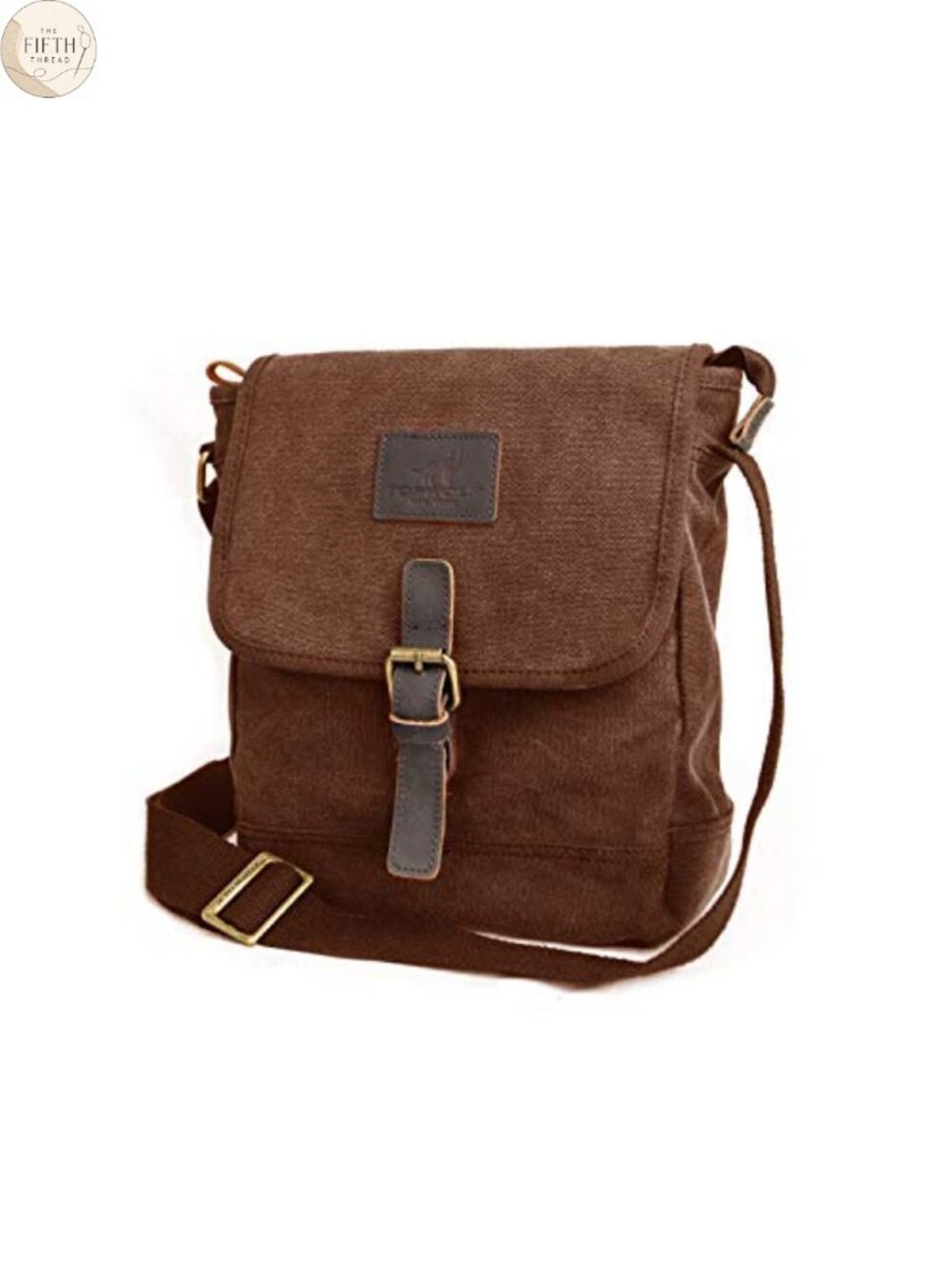 Canvas Crossbody Messenger Bag Small Anti Theft Travel Shoulder Bag